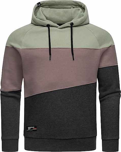 Ragwear Kapuzenpullover "Thres", Sportlicher Herren Pullover mit Blockstrei günstig online kaufen