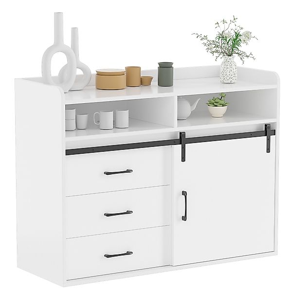 HOMAVO Sideboard HG1-S mit Schiebetür, 3 günstig online kaufen