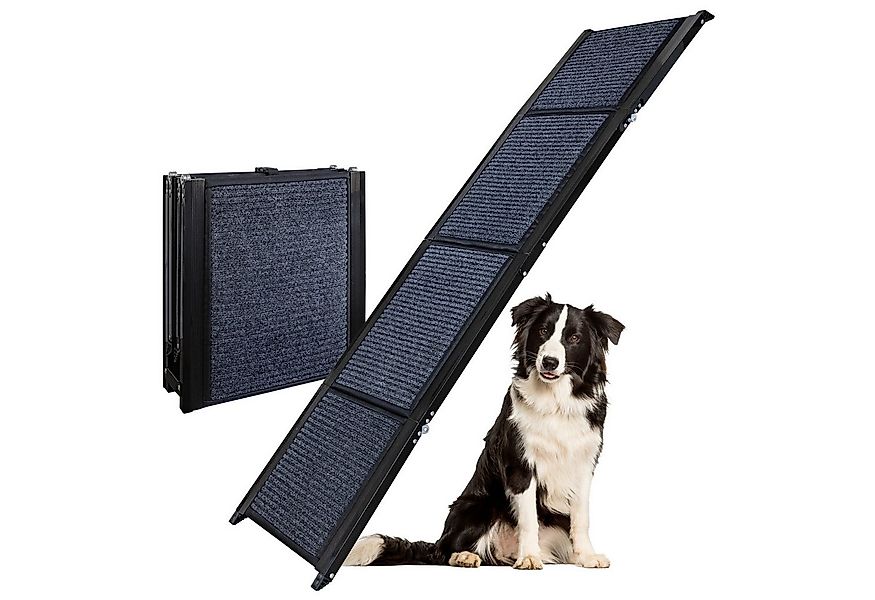 Petigi Hunderampe Hunderampe Teppich 170 cm klappbar Hund Einstieghilfe Hun günstig online kaufen