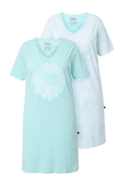 Ulla Popken Bigshirt Bigshirts 2er-Pack Blumen günstig online kaufen