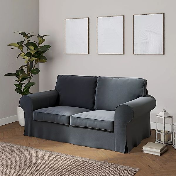 Bezug für Ektorp 2-Sitzer Schlafsofa ALTES Modell, graphite, Sofabezug Ekto günstig online kaufen