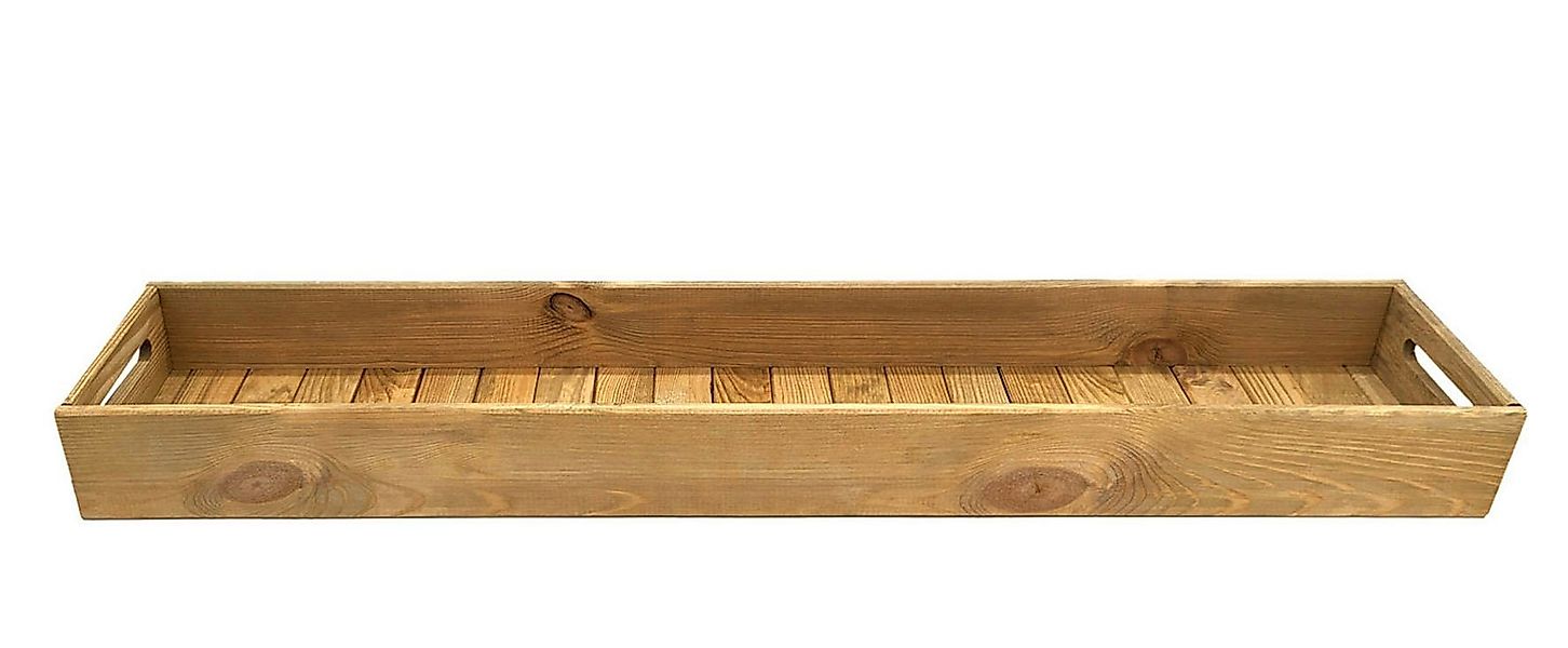 Spetebo Kerzentablett XXL Holz Dekotablett - günstig online kaufen