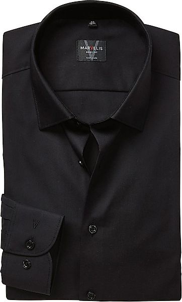 MARVELIS Langarmhemd New York Kentkragen, Businesshemd, körpernah, extra la günstig online kaufen