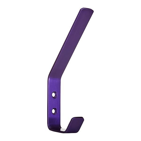 SOTECH Kleiderhaken LOXTEN 142 x 20 x 45 mm Echt Edelstahl Lila günstig online kaufen