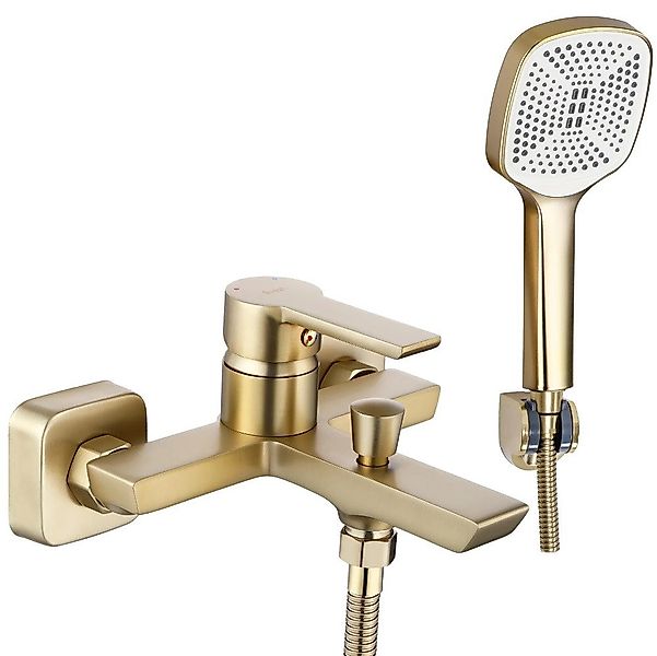 wohnwerk.idee Wannenarmatur Badewannenarmatur Argus Gold Matt günstig online kaufen