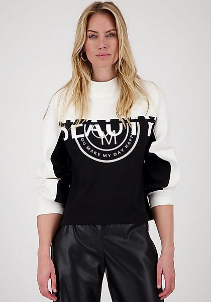 Monari Sweatshirt Sweatshirt Colorblock Regular fit mit Rundhalsausschnitt günstig online kaufen
