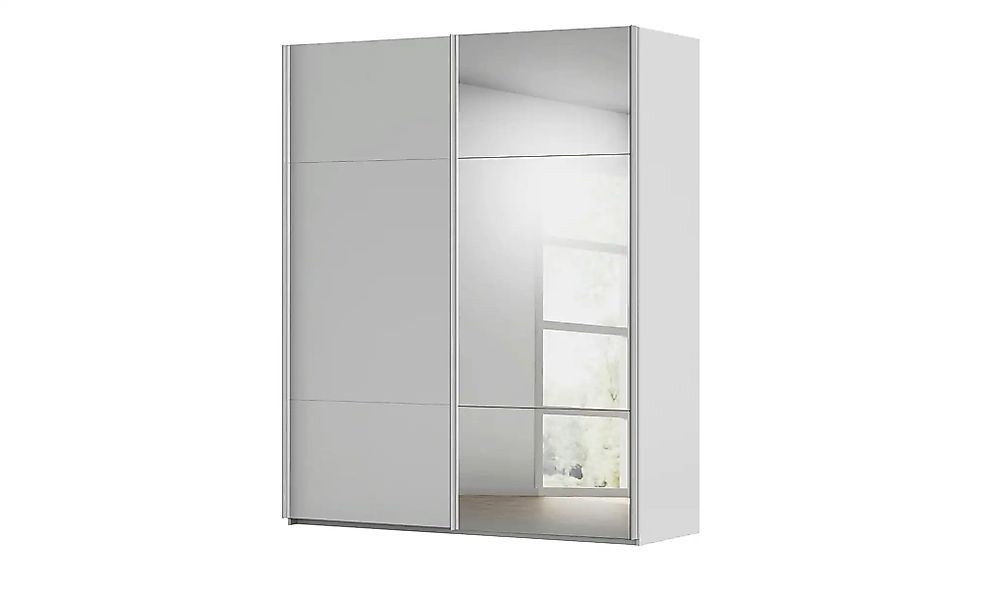 meinSchrank Schwebetürenschrank inklusive Zubehör Regina ¦ grau ¦ Maße (cm) günstig online kaufen