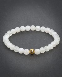 MayTree Armband Echter Mondstein 6mm, Geschenk günstig online kaufen
