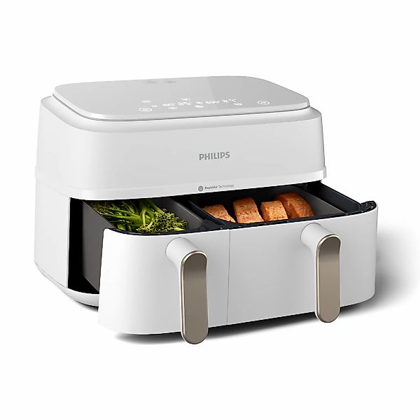 Philips Heißluftfritteuse "Airfryer 3000 Dual Basket NA352/00, zwei Körbe m günstig online kaufen
