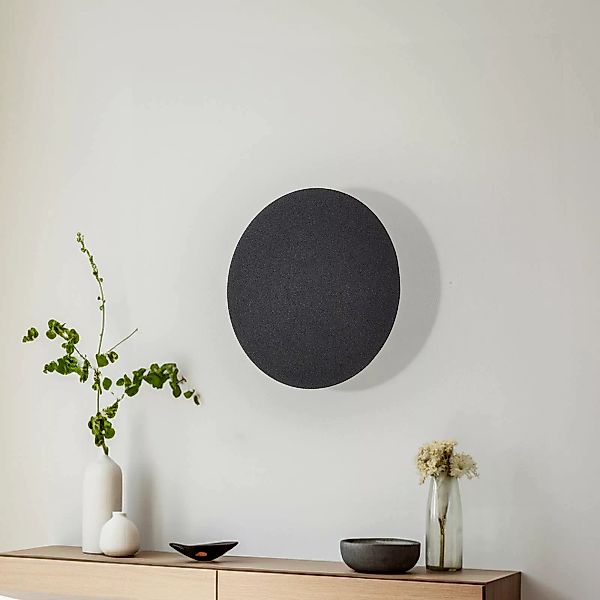 Wandleuchte Lunia New, schwarz, Ø 30 cm günstig online kaufen