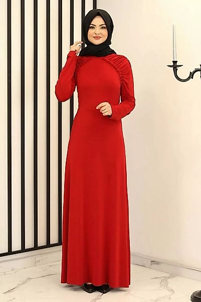 fashionshowcase Abendkleid Abendkleid Damen Maxikleid Hijab Kleid mit Ragla günstig online kaufen