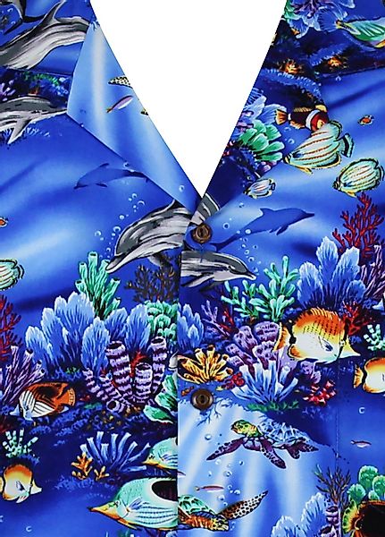 KY's Hawaiihemd Aquarium Original Hawaiihemd mit günstig online kaufen