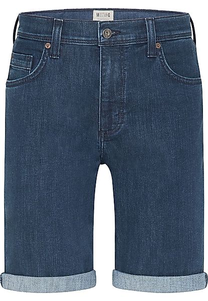 Mustang Herren Jeans Short WASHINGTON - Slim Fit Blau Light Blue Mid Blue D günstig online kaufen