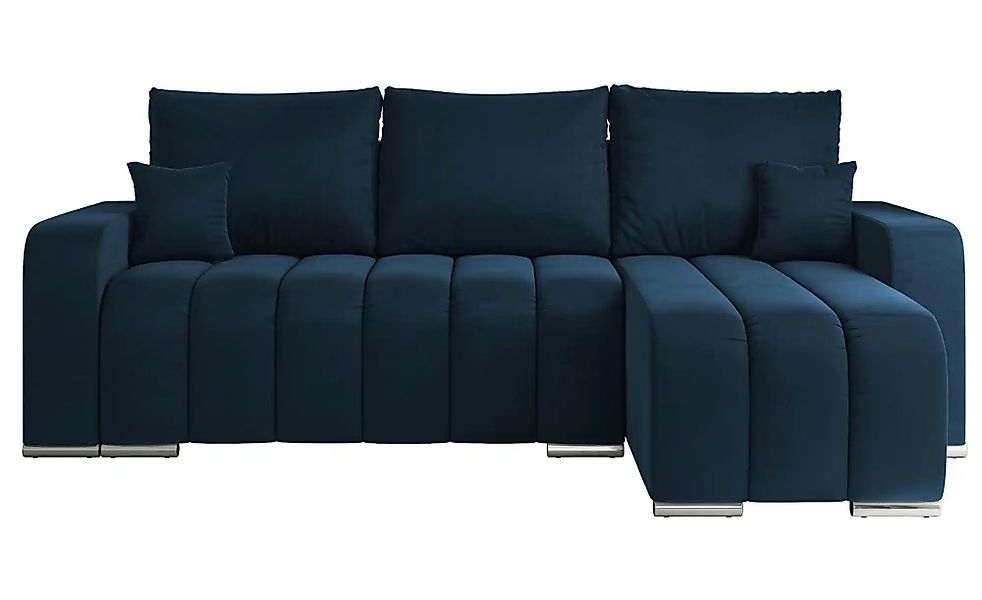 Ecksofa mit Schlaffunktion Kirasso ¦ blau ¦ Maße (cm): B: 245 H: 86 Polster günstig online kaufen