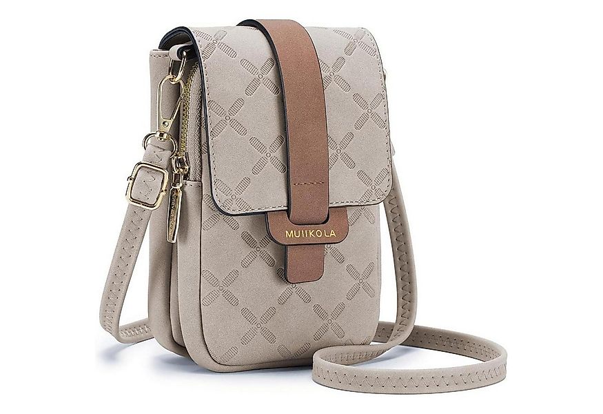 LuxusKollektion Umhängetasche Handytasche Umhängetasche RFID Damen Leder gr günstig online kaufen