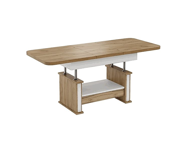 designimpex Couchtisch Design DA-555 Schublade höhenverstellbar ausziehbar günstig online kaufen