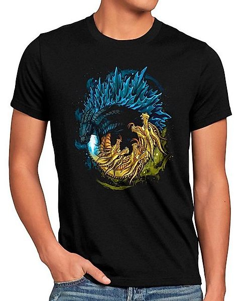 style3 T-Shirt Gojira Battle ghidrah gidora monster japan monster godzilla günstig online kaufen