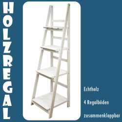 Kingpower Leiterregal Regal Bücherregal Wandregal Standregal günstig online kaufen