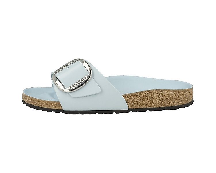 Birkenstock Madrid Big Buckle Naturleder Lack schmal Damen Pantolette Hauss günstig online kaufen