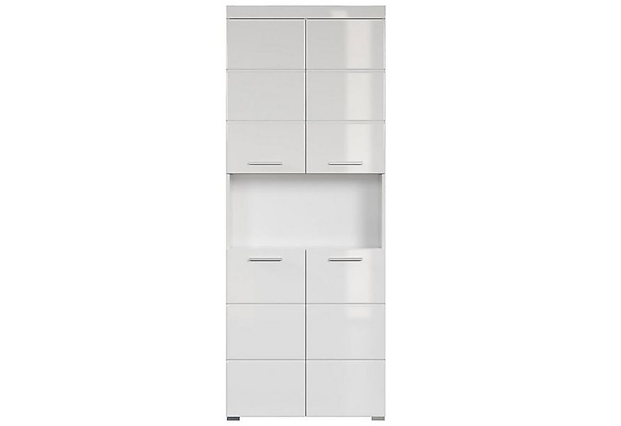 trendteam Hochschrank Hochschrank Badschrank Multifunktionsschrank Weiß 73x günstig online kaufen