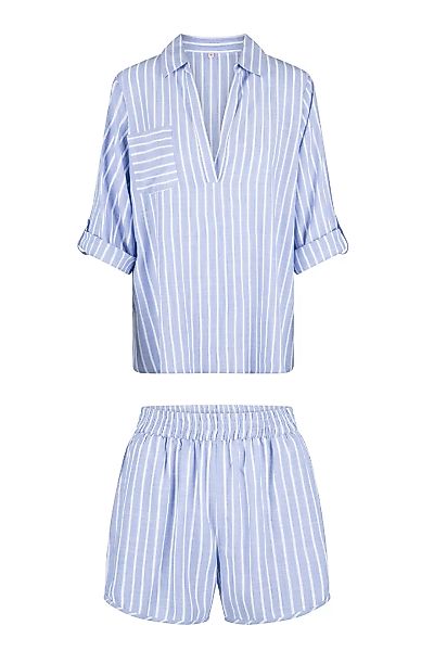 LingaDore Pyjama Set Stripe 40 blau günstig online kaufen