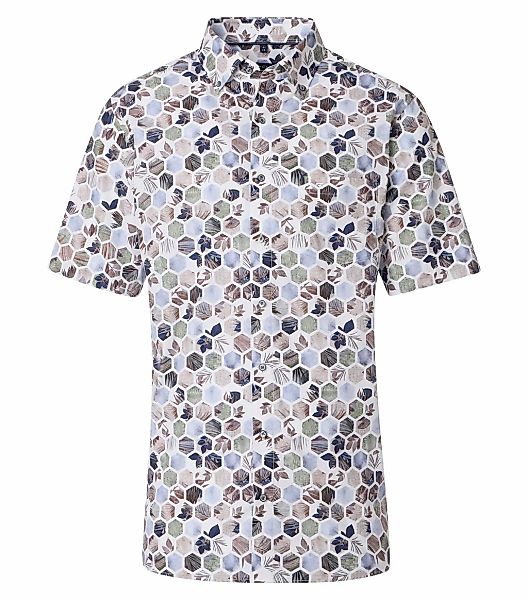 CASAMODA Businesshemd "CASAMODA Businesshemd Kurzarm Print" günstig online kaufen