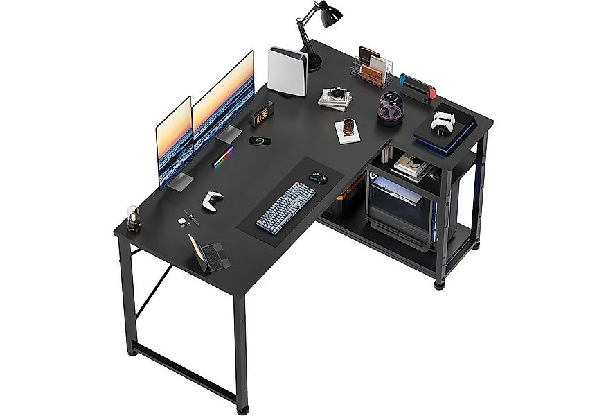 GUNJI Eckschreibtisch Eckschreibtisch Umkehrbarer L-förmiger Computer schre günstig online kaufen