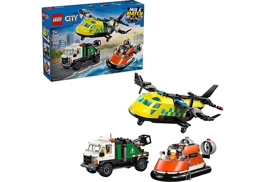 LEGO® Kombinationsset m Flugzeug, Wartungsfahrzeug u Luftkissenboot (60505) günstig online kaufen
