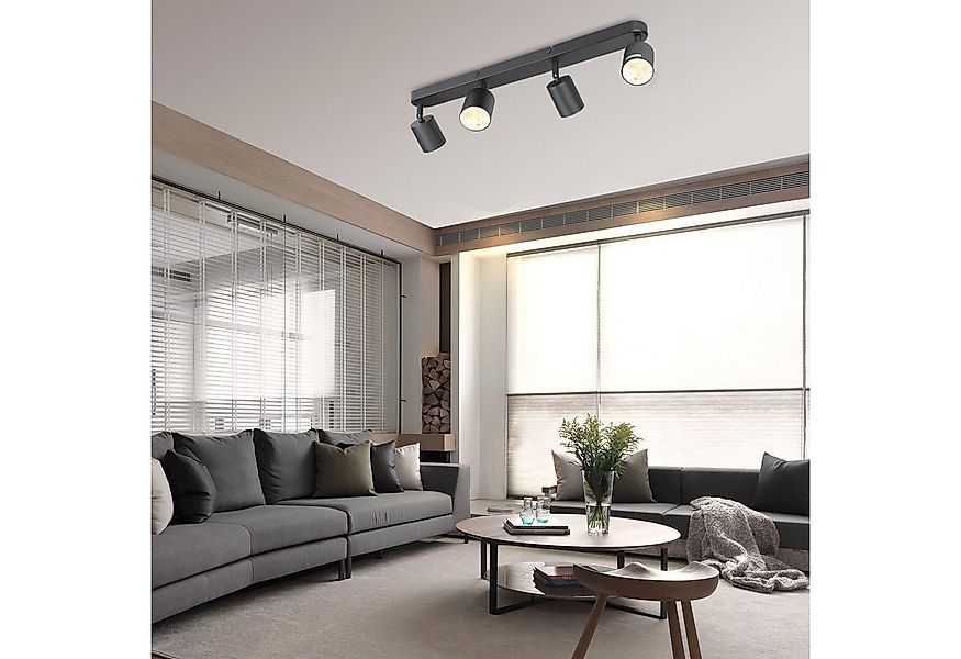 ZMH Deckenstrahler 4 Flammig - Modern Deckenspots GU10 Schlafzimmer Wohnzim günstig online kaufen