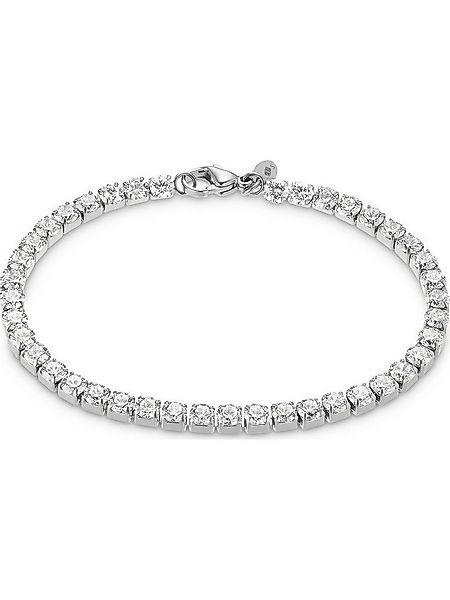 FAVS Edelstahlarmband FAVS Damen-Armband Edelstahl 41 Zirkonia günstig online kaufen