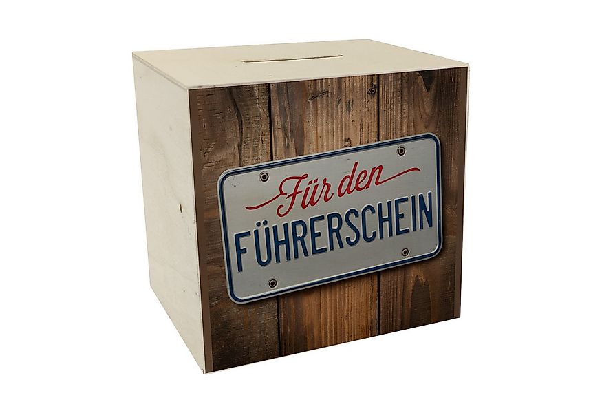 speecheese Spardose Für den Führerschein Spardose aus Holz als Nummernschil günstig online kaufen