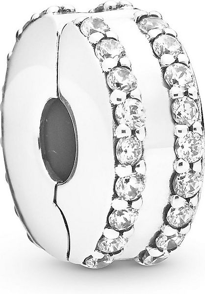 Pandora Kettenanhänger Pandora Zweireihiger Pavé Clip 798422C01 Anhänger günstig online kaufen