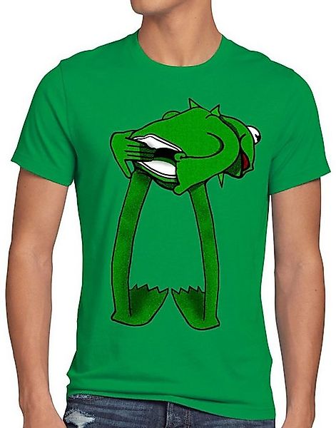 style3 T-Shirt Kermit Frosch handpuppe sesamstraße ernie und bert miss pigg günstig online kaufen