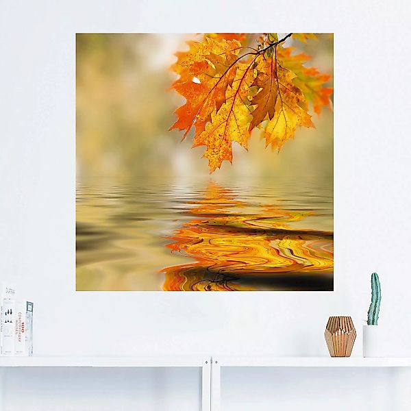 Artland Wandbild »Herbstblatt«, Blätter, (1 St.) günstig online kaufen