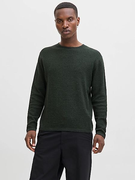 Jack & Jones Rundhalspullover "JJEGEORGE KNIT CREW NECK NOOS" mit Strick Op günstig online kaufen