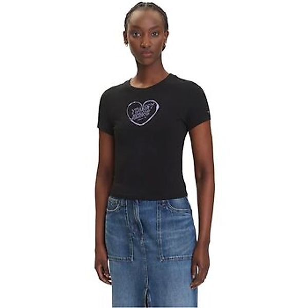 Tommy Jeans Kurzarmshirt TJW SLIM SH HEART TEE günstig online kaufen
