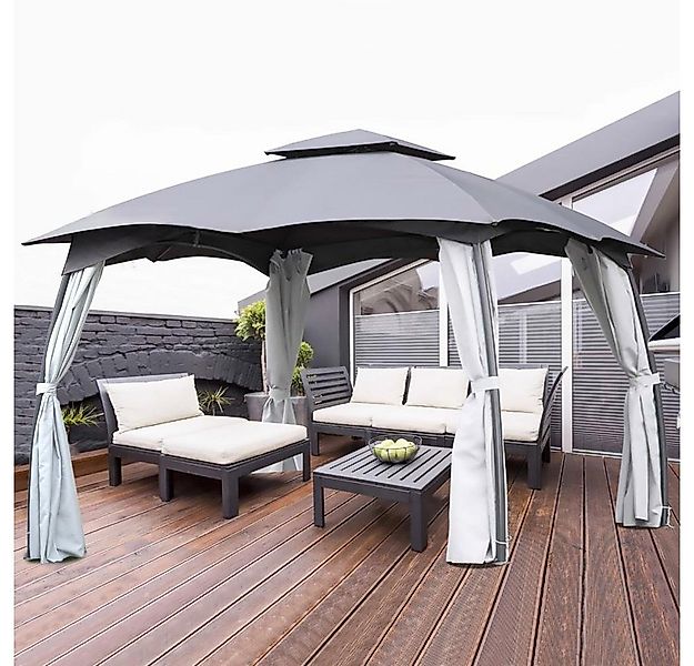 ONDIS24 Grillpavillon Gartenpavillon Gazebo, Maße ca. 3 x 4 x 2,7 (H) m, wa günstig online kaufen