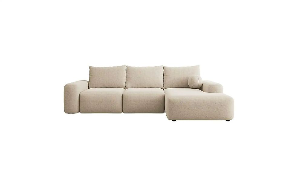 Selsey Ecksofa mit Schlaffunktion Carnos ¦ beige ¦ Maße (cm): B: 264 H: 82 günstig online kaufen