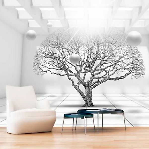 artgeist Fototapete Tree of Future schwarz/weiß Gr. 350 x 245 günstig online kaufen