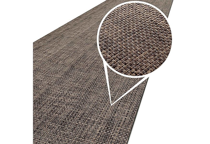 ANRO Küchenläufer Hochwertig Outdoorläufer Teppich TATAMI Läufermatte, Ecki günstig online kaufen