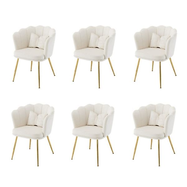 OKWISH 4-Fußstuhl Polsterstuhl Küchenstuhl Lounge Stuhl, günstig online kaufen