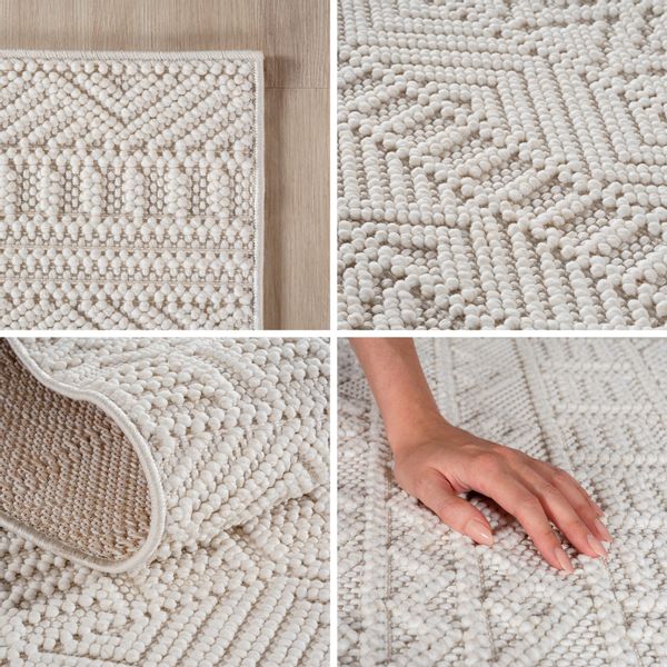 Carpettex Designteppich Einfarbig Boucle Loop, Rechteckig, günstig online kaufen