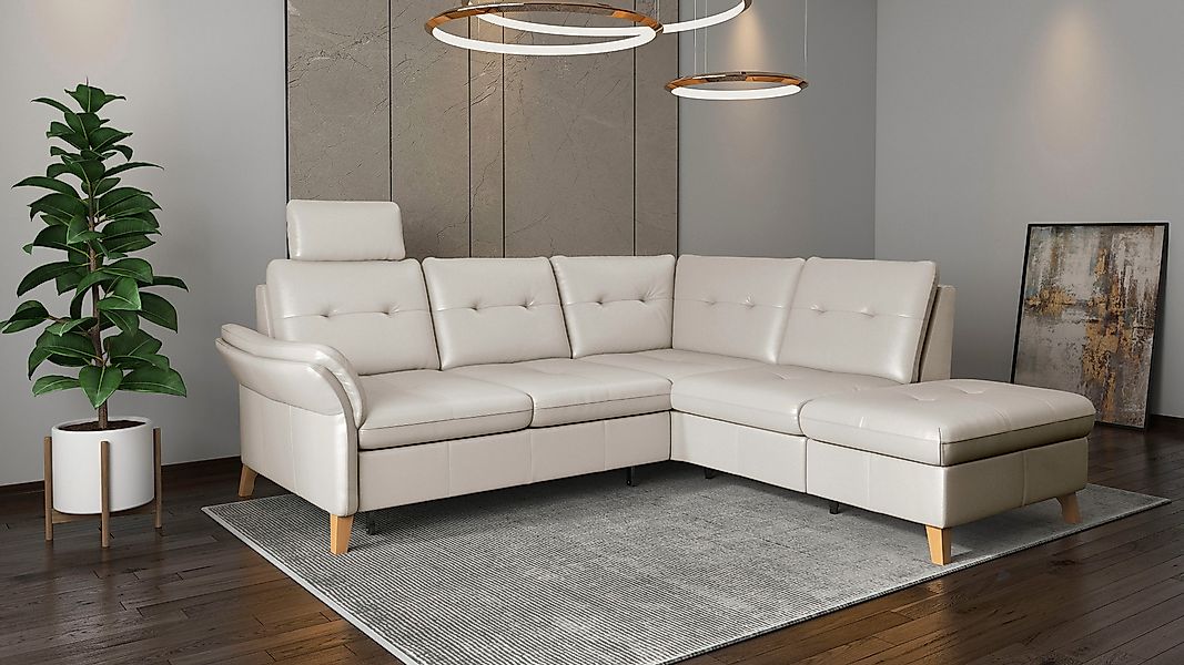 sit&more Ecksofa "Göteborg" inkl. Sitztiefenverstellung, wahlweise mit Bett günstig online kaufen