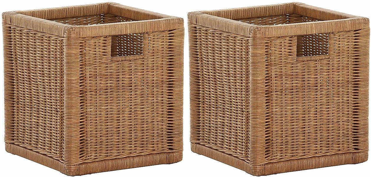 Krines Home Regalkorb Set/2 Regalkorb Aufbewahrungskorb günstig online kaufen