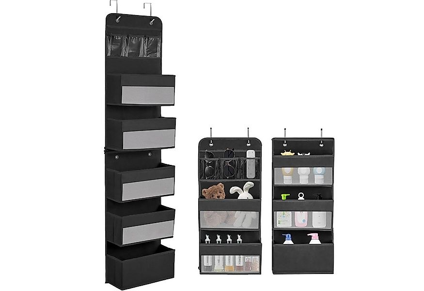 SURFOU Hängeregal Abnehmbarer XXL Wandorganizer 5+1 - Sichtfenster & 4 Hake günstig online kaufen