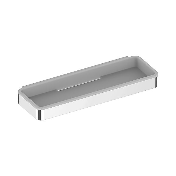 Keuco Duschablage Moll, hochglanz-verchromt, Kunststoff, grau günstig online kaufen
