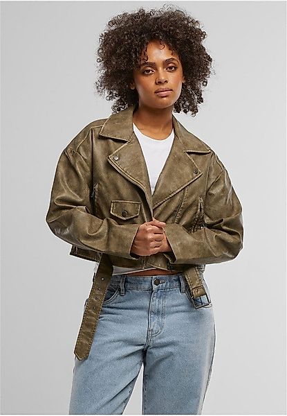URBAN CLASSICS Lederjacke Ladies Vintage Leather günstig online kaufen