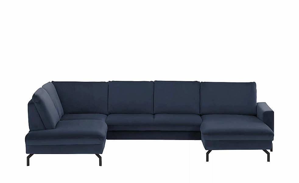 meinSofa Wohnlandschaft  Grace ¦ blau ¦ Maße (cm): B: 332 H: 89 T: 220.0 Po günstig online kaufen