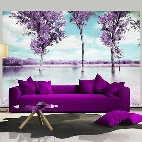artgeist Fototapete Heather Landschaft mehrfarbig Gr. 150 x 105 günstig online kaufen