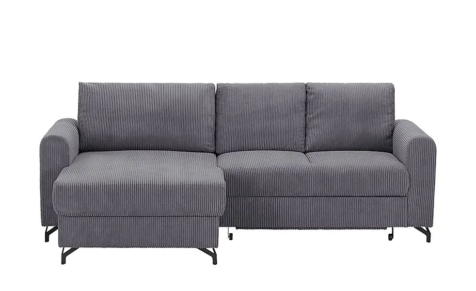uno Ecksofa Cord Latina ¦ grau ¦ Maße (cm): B: 232 H: 110 T: 156.0 Polsterm günstig online kaufen